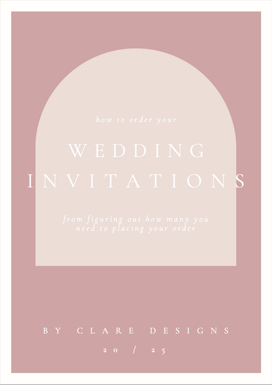 How to Order your Wedding Invitations